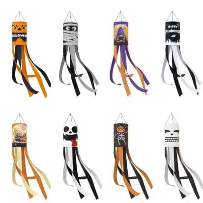 Halloween Ghost Hanging Flags Outdoor Decorations DIY Pendant Day of the Dead — image 15
