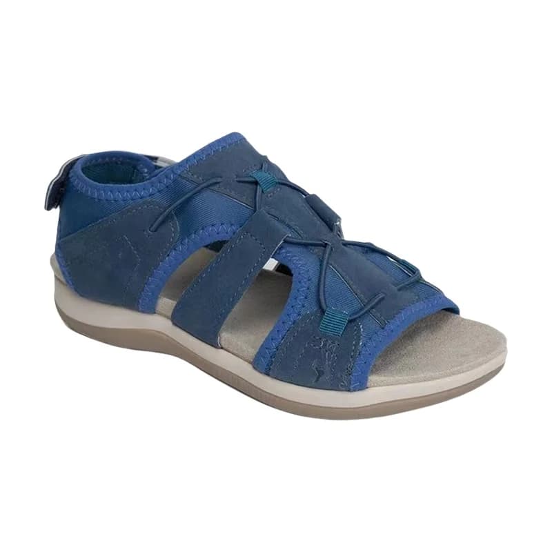 Women's Summer Sandals Casual Breathable Flat Beach Shoes Large Size Round Toe — image 6