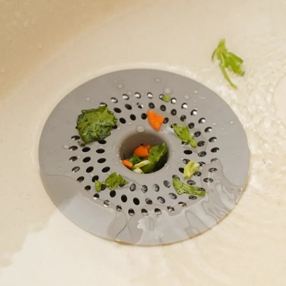 Silicone Drain Strainer Hair Catcher with Drain Holes New 1pc Perfect for Use UK — image 5