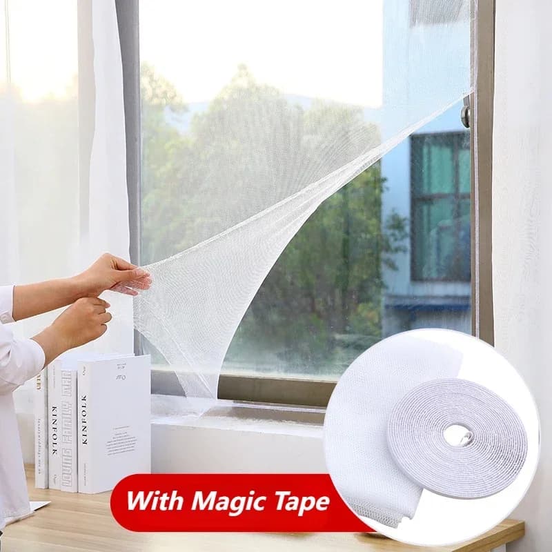 Mosquito Net Window Self Adhesive Fly Insect Bug Screen Mesh New Anti DIY for UK — image 4
