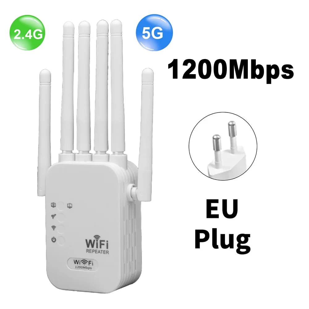 WiFi Repeater 1200Mbps Dual Band 2.4G 5G Wireless Range Extender 802.11ac — image 9