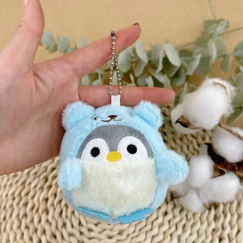 Cute Plush Penguin Keychain 8cm Stuffed Toy Key Ring Bag Charm Pendant 4 Colours — image 9