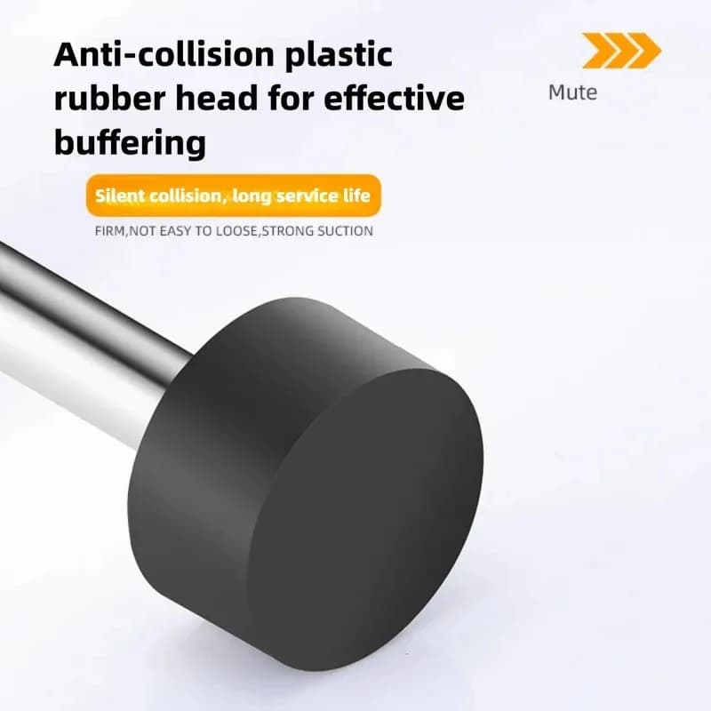 Heavy Duty Self-Adhesive Rubber Door Stopper Floor Protector No Drilling — image 5