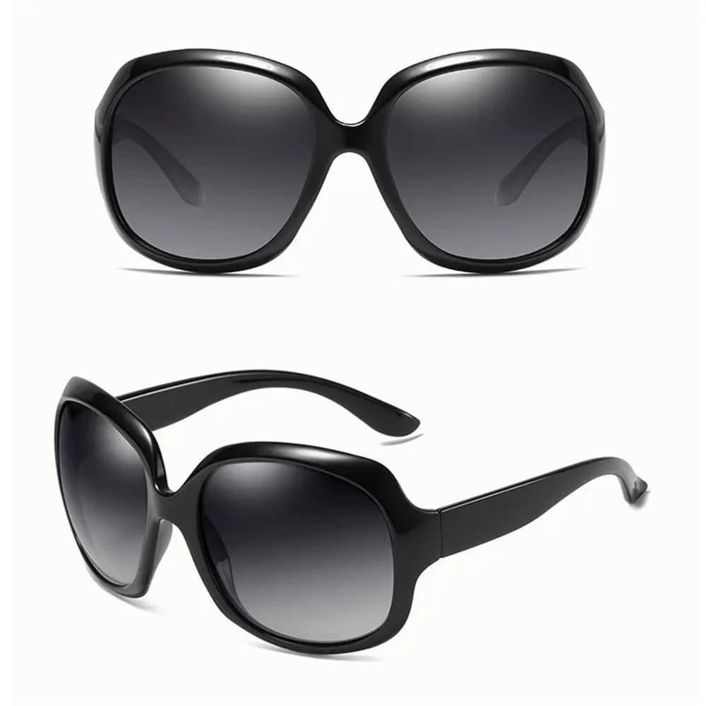 Polarised Sunglasses Women Square UV400 Vintage Oversized Shades — image 9