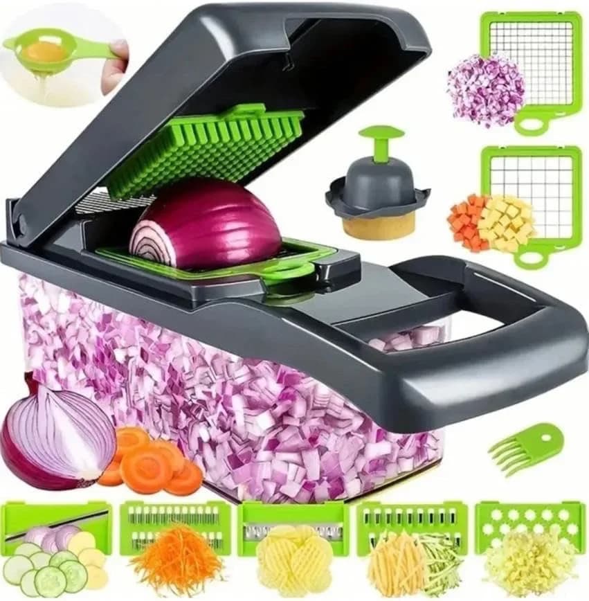 Multifunctional 14-in-1 16-in-1 Vegetable Chopper Slicer Dicer Kitchen Food Tool — image 8
