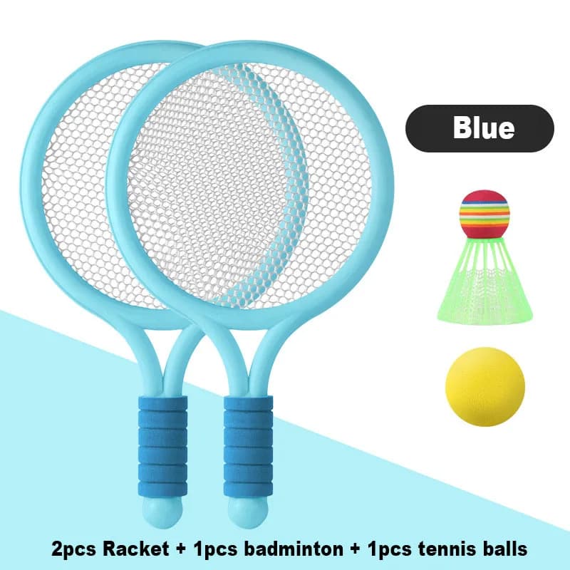 Kids Badminton Racket Set Children Outdoor Sports Toy Tennis Set Ages 3-12 — image 7