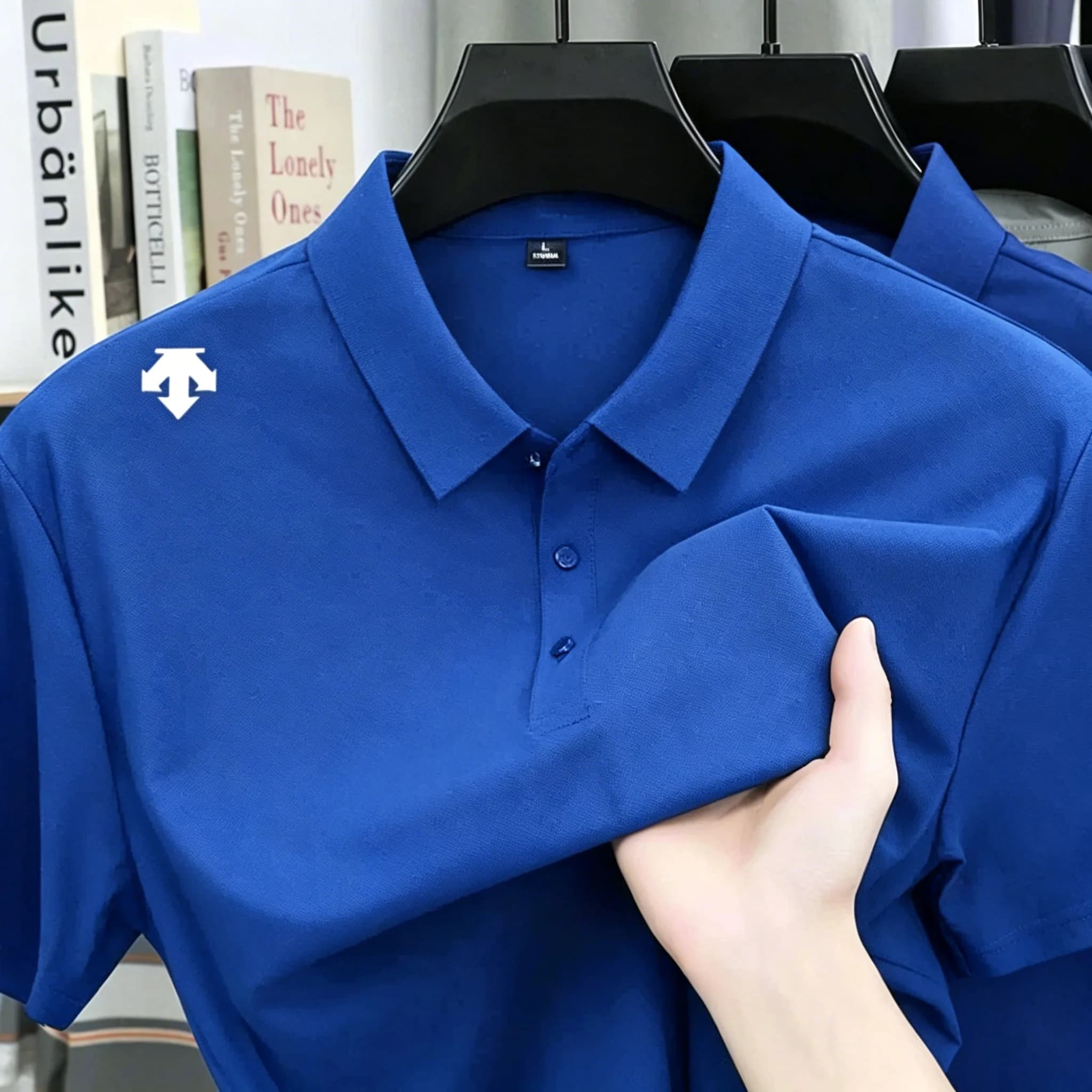Men's Embroidery Polo Shirt Fashion Sports Top Summer Breathable Comfortable — image 11