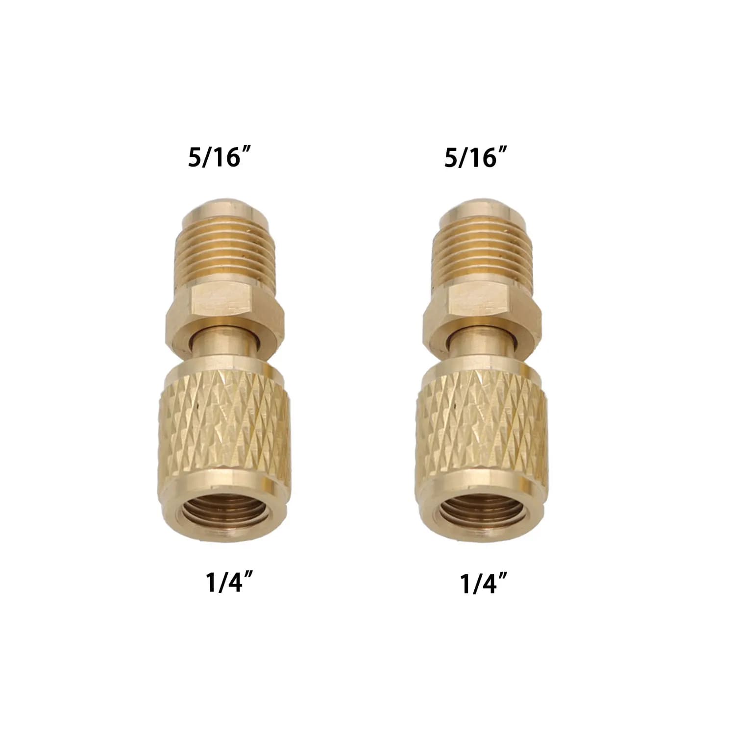 Vacuum Pump Brass Adapter R410a 5/16 SAE F To 1/4 SAE New 1PCS Quick Couplers UK — image 14