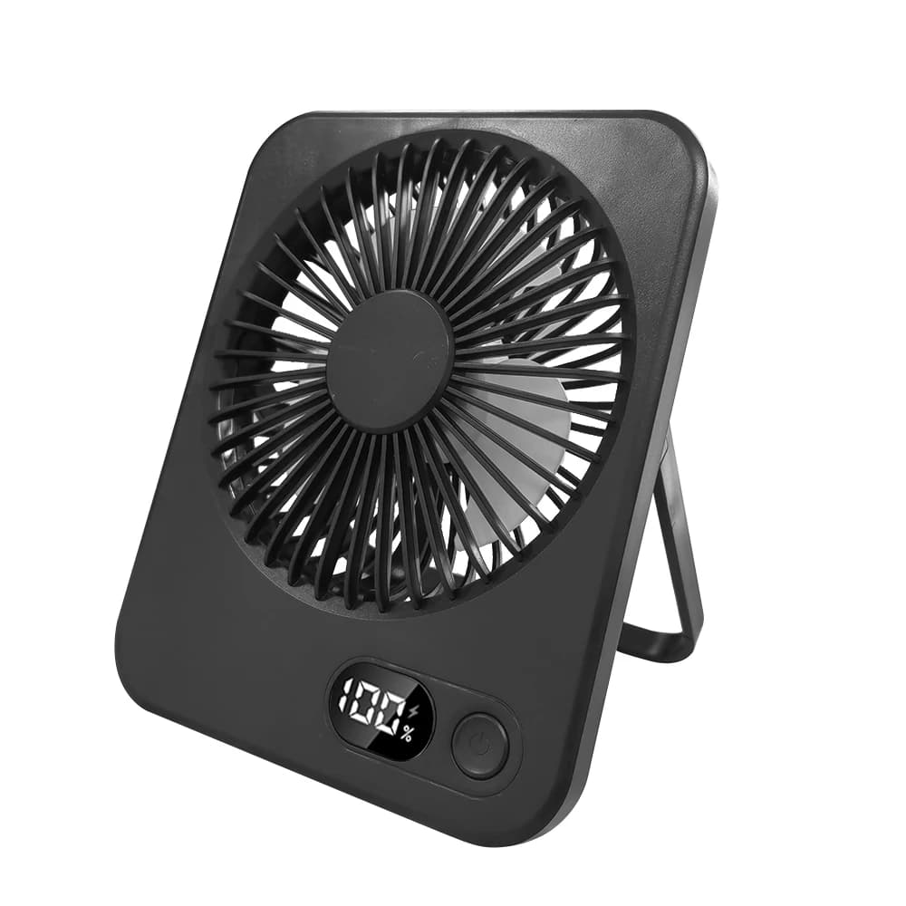 Mini Portable Fan USB Desk Fan Rechargeable 5 Speeds Foldable Small Wall — image 8