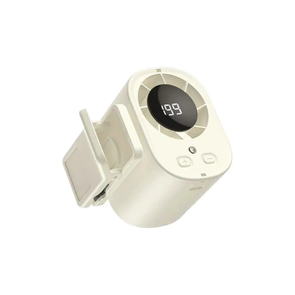 USB Rechargeable Cooling Fan Clip 360 Rotation 3 Speed LED New Semiconductor Car — image 6
