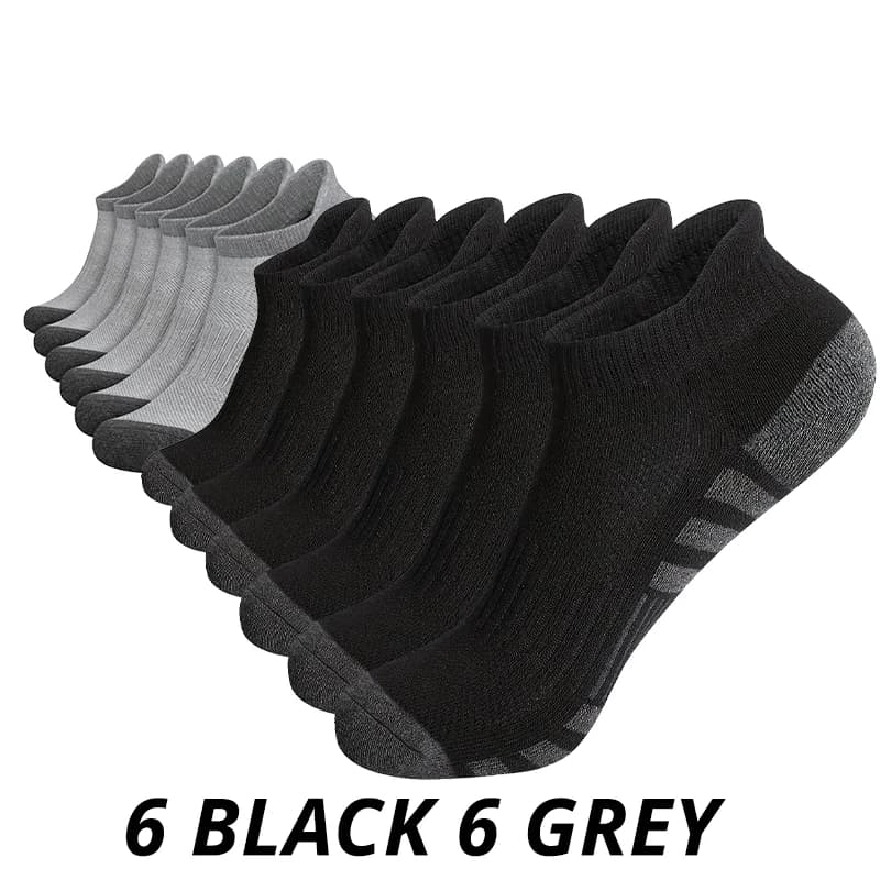 Men's Mesh Breathable Sports Socks Low Cut Short Tube Casual Ankle Socks — image 2