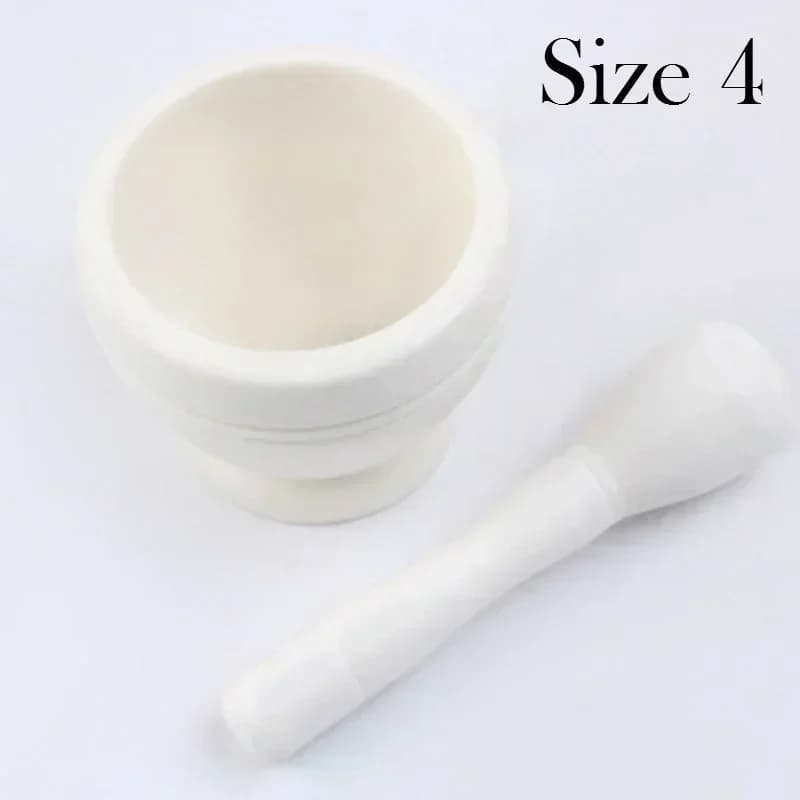Resin Mortar and Pestle Set Spice Grinder Crusher Bowl Small Kitchen Tool — image 10