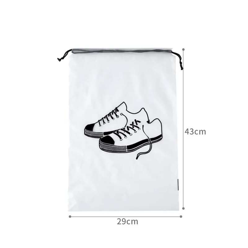 5 Pcs Shoes Storage Bags Closet Organiser Non-Woven Waterproof Hanging Bag Travel — image 7