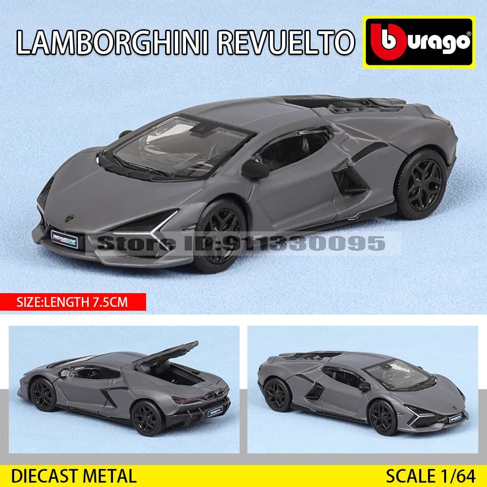 1:64 Die-Cast Car Model Collection Toy Bburago Golf 2017 2020 Gift for Boys Kids — image 17