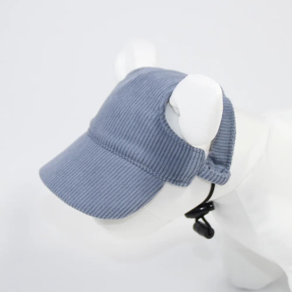 Dog Baseball Cap Corduroy Adjustable Pet Sun Hat Fashion Durable — image 8