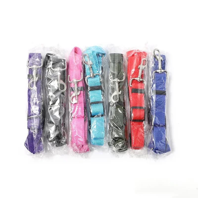 Dog Car Seat Belt Adjustable Reflective Pet Safety Collar New Accessories for UK — image 6