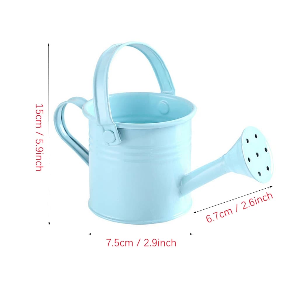 Metal Watering Can Garden Flower Kettle Mini Small Water Spraying Pot New 1PC UK — image 6