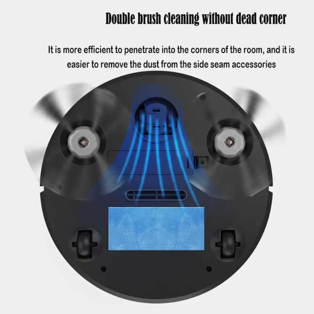 3-in-1 Robot Vacuum Cleaner USB Rechargeable Smart Navigation Object Avoidance — image 5
