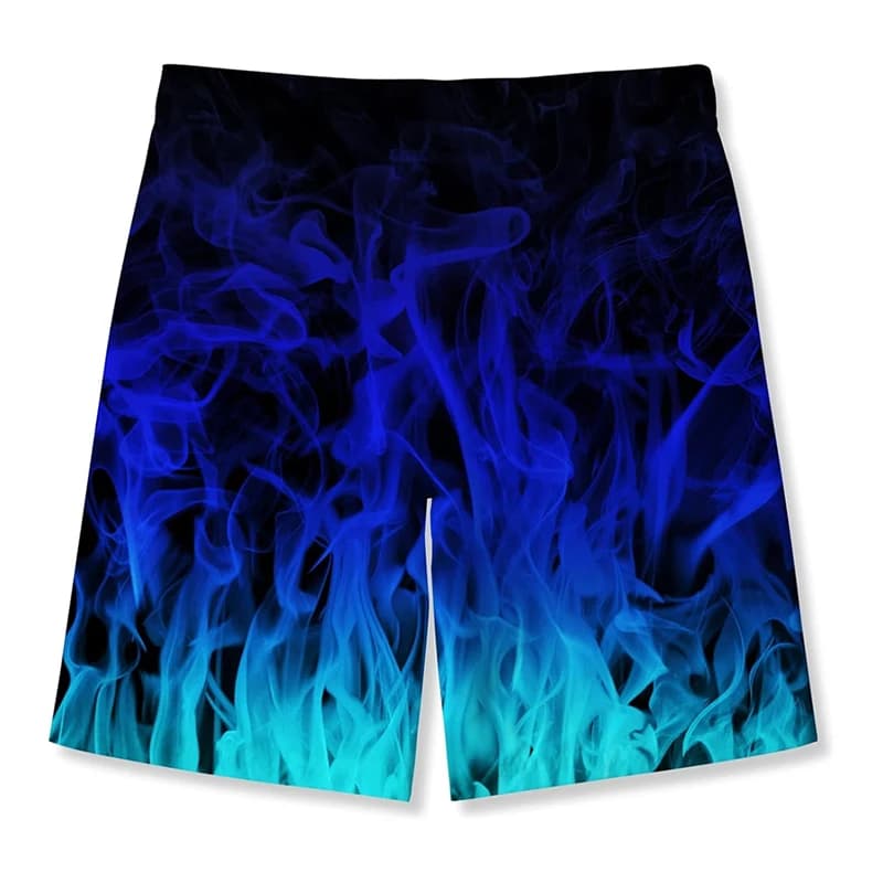 Men's Beach Shorts 3D Neon Print Colourful Board Shorts Swim Trunks Harajuku — image 5