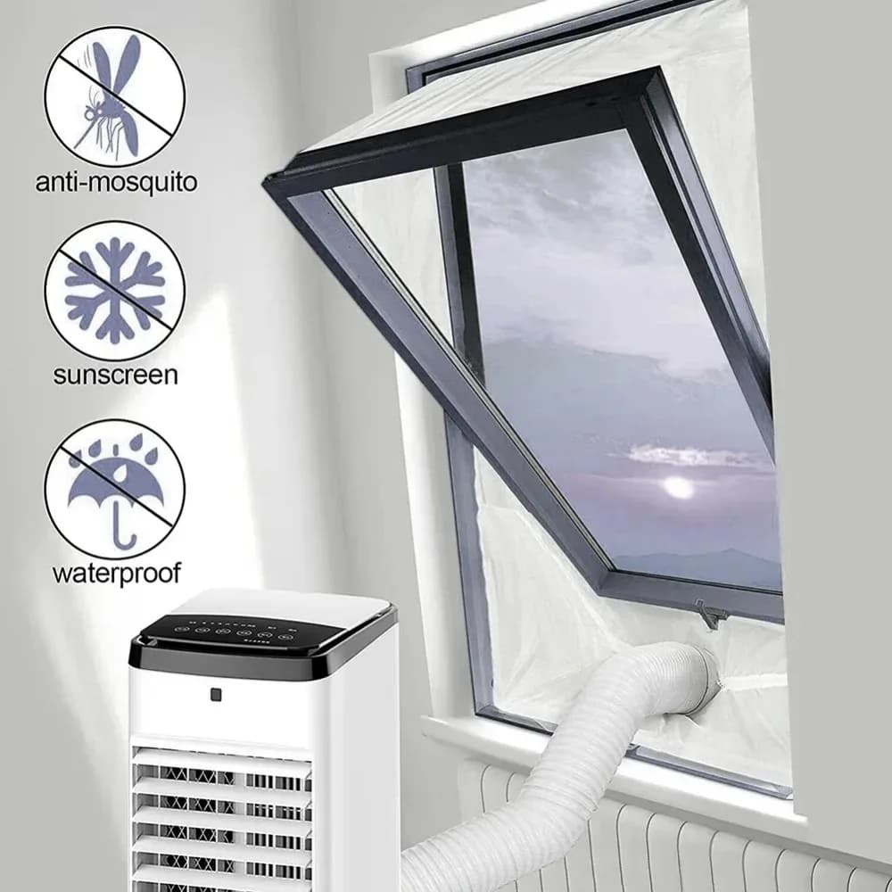 Waterproof Skylight Portable AC Seal Fabric Universal Vent Sealing Cloth for Air Conditioner — image 2