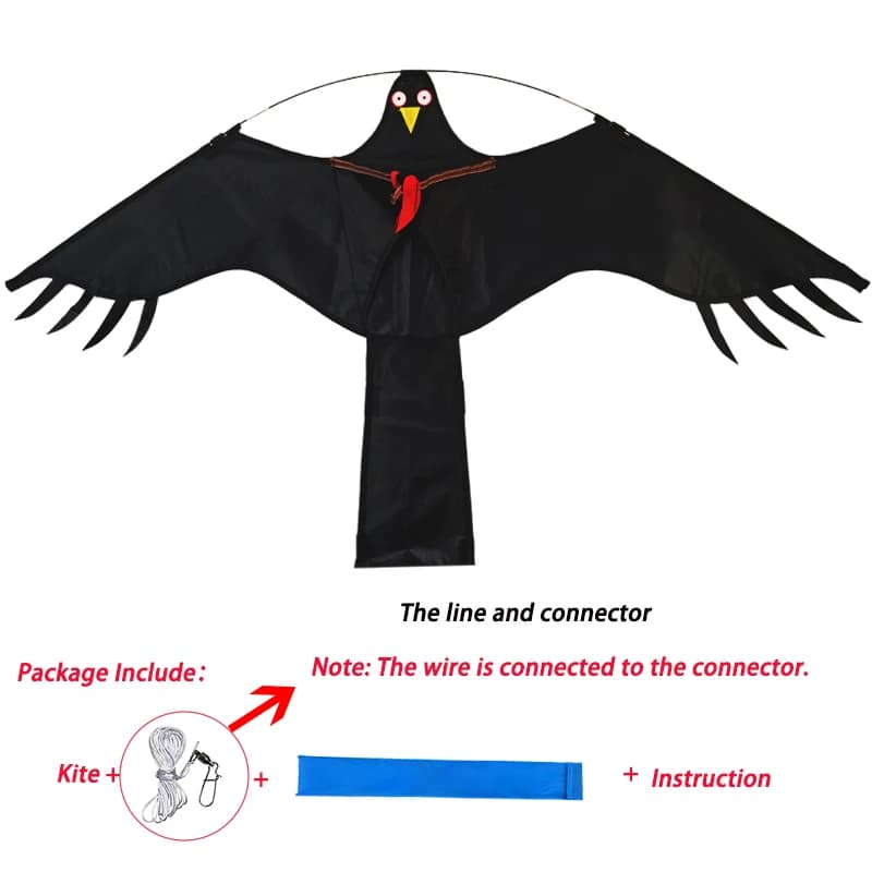 Bird Scaring Eagle Kite 47 Inch Outdoor Garden Orchard Farm New Toys Without Rod — image 6