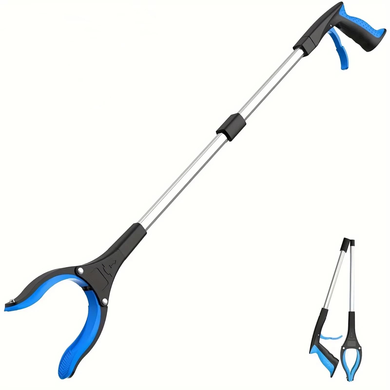Garbage Picker Gripper 32 Inch 360 Rotating Clip Heavy Duty New With Lightweight — image 7