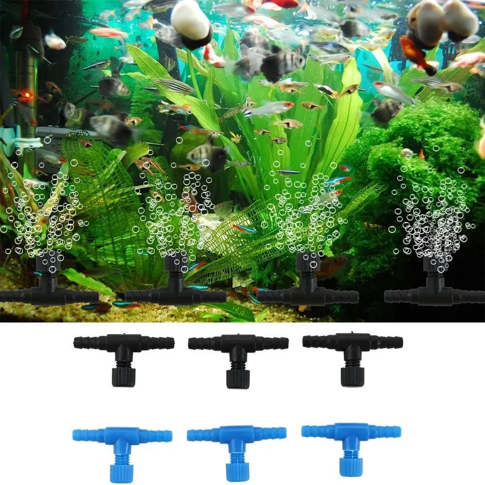 10 Pcs Aquarium Air Pump Airline Tube Flow Control Valve Regulator for Fish Tank — image 6