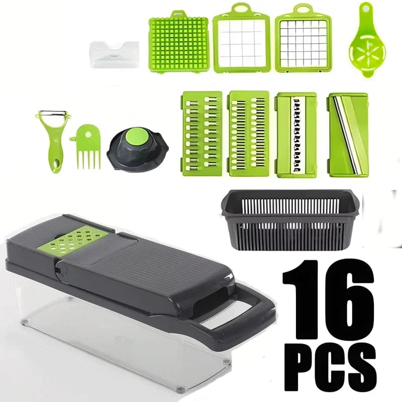 Vegetable Slicer Shredder Cutter for Potato Carrot Fruit Kitchen Food Prep — image 7