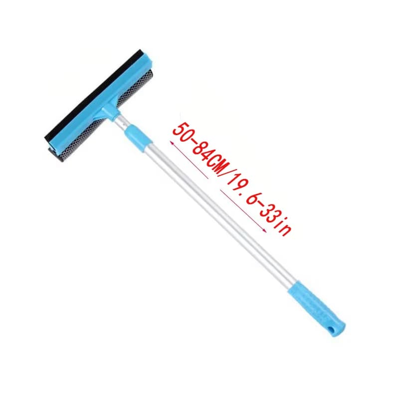 Glass Window Cleaning Tool Double Sided Squeegee Scraper Cleaner for Bathroom UK — image 6