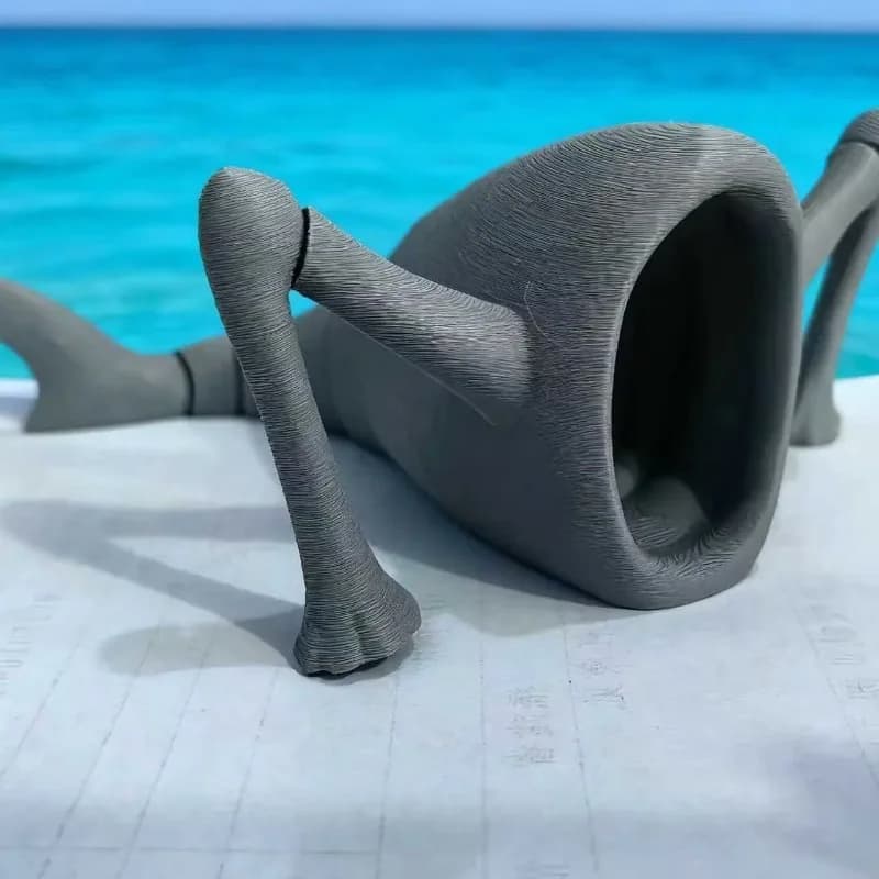 3D Printed Deep Sea Monster Action Figure 4 Pcs Model Set — image 2