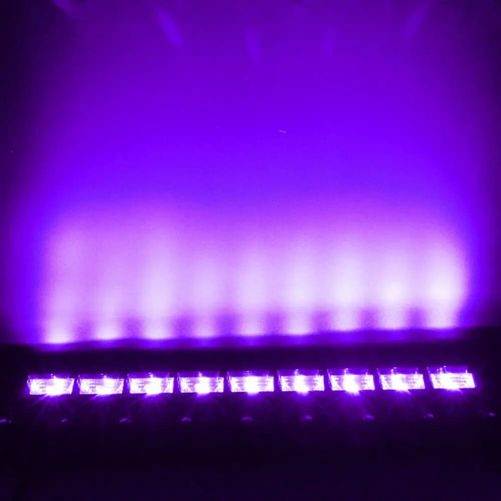 36W UV LED Blacklight Strip UK 3 Pin Plug Glow Party Decor New with Play Bar for — image 5