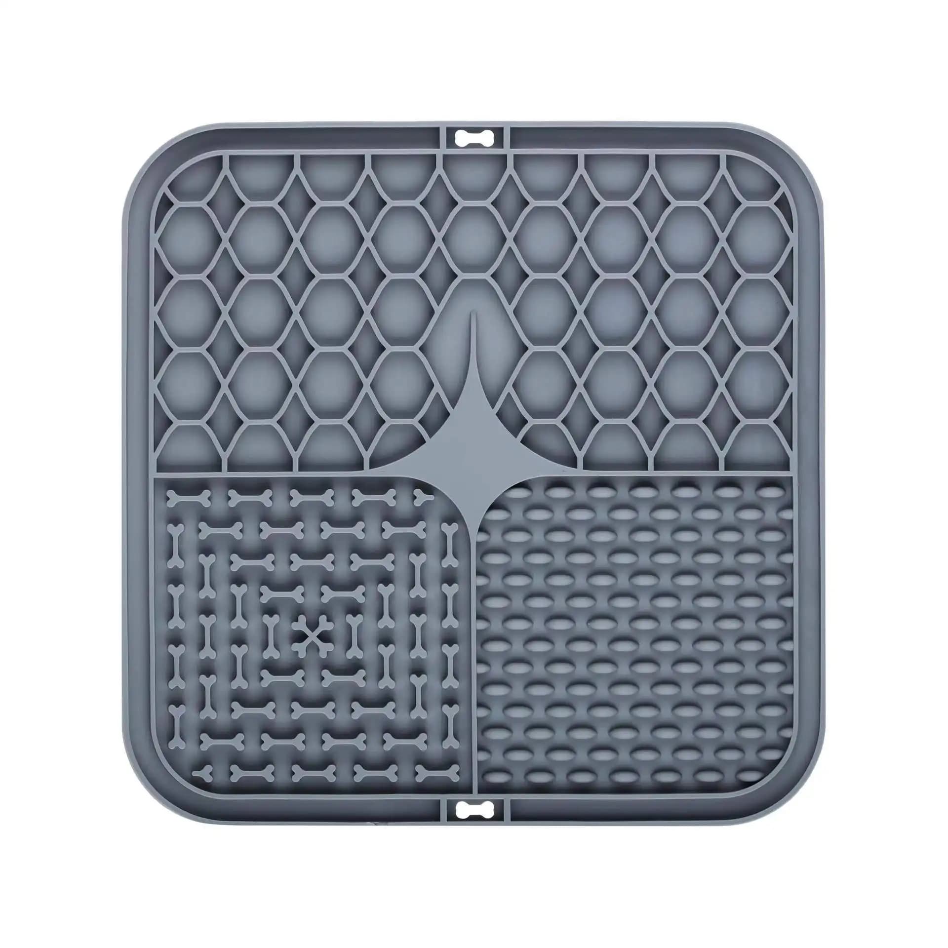 Silicone Lick Mat for Dogs and Cats Slow Feeder Non-Slip Treat Feeding Pad — image 7