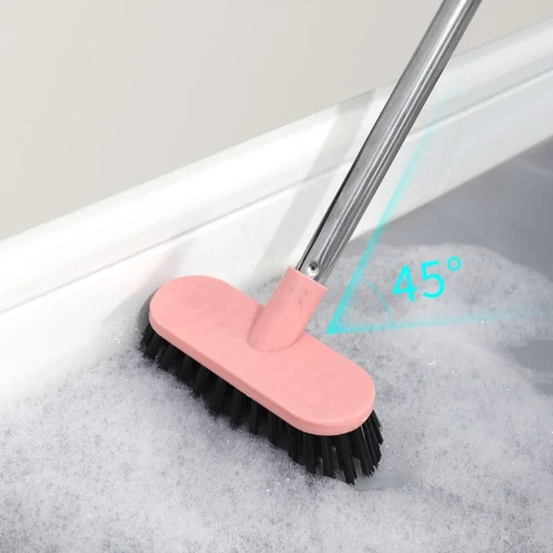 Long Handle Floor Scrub Brush Heavy Duty Multi-Purpose Hardwood Floor Cleaner — image 4