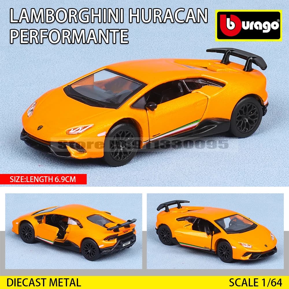 1:64 Die-Cast Car Model Collection Toy Bburago Golf 2017 2020 Gift for Boys Kids — image 22