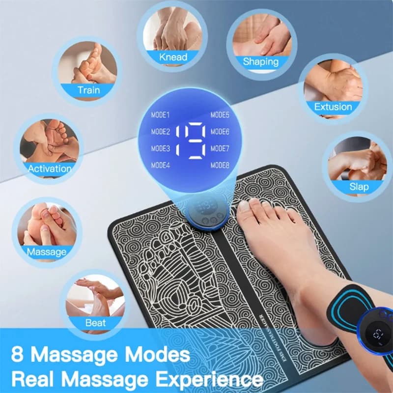 Electric Foot Massager Pad Muscle Massage Relaxation Trainer New For Fitness New — image 4