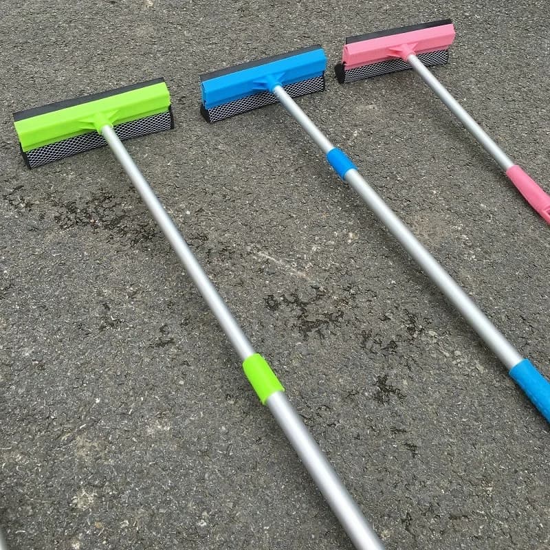 Glass Window Cleaning Tool Double Sided Squeegee Scraper Cleaner for Bathroom UK — image 5