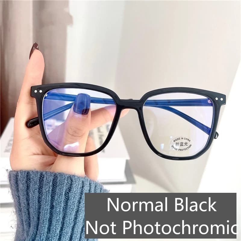 Photochromic Myopia Glasses Colour Changing Square Smart Sunglasses Trendy — image 11