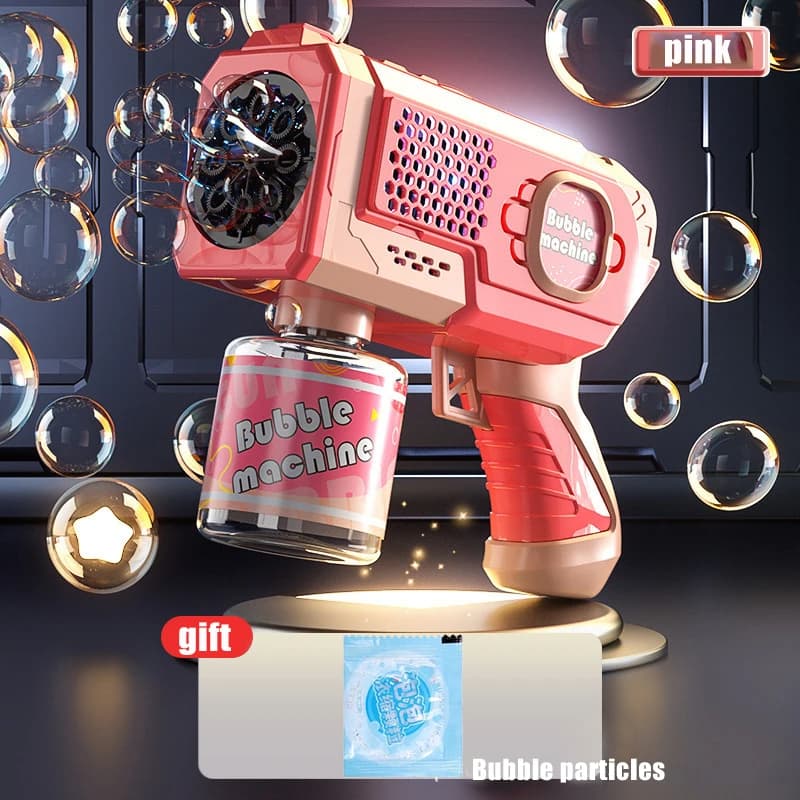 Electric Automatic Bubble Machine Gun Kids Toy Summer Beach Outdoor Games — image 5