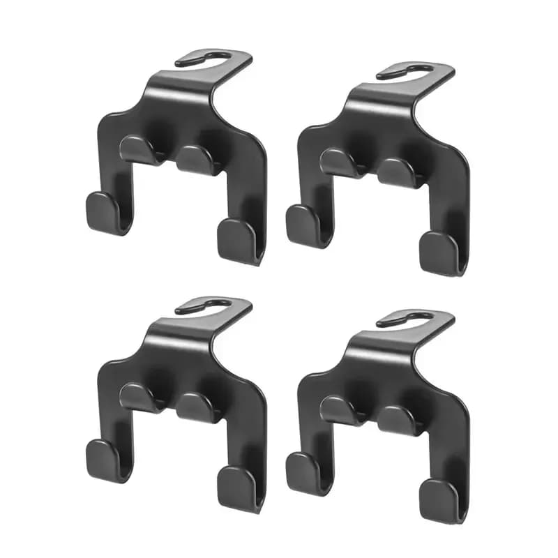 Car Seat Headrest Hook Hanger Multifunctional Backseat Organiser for Bags Clothes — image 7