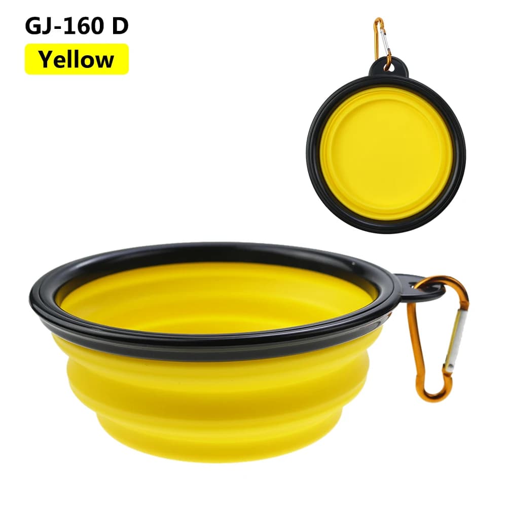 Collapsible Silicone Pet Dog Bowl Portable Travel Water Food Feeder for Camping — image 11