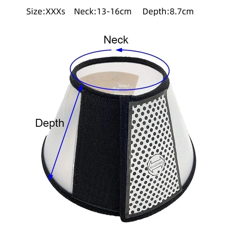 Pet Elizabethan Collar Puppy Anti Bite Grasping Collar for Small Dogs UK — image 7