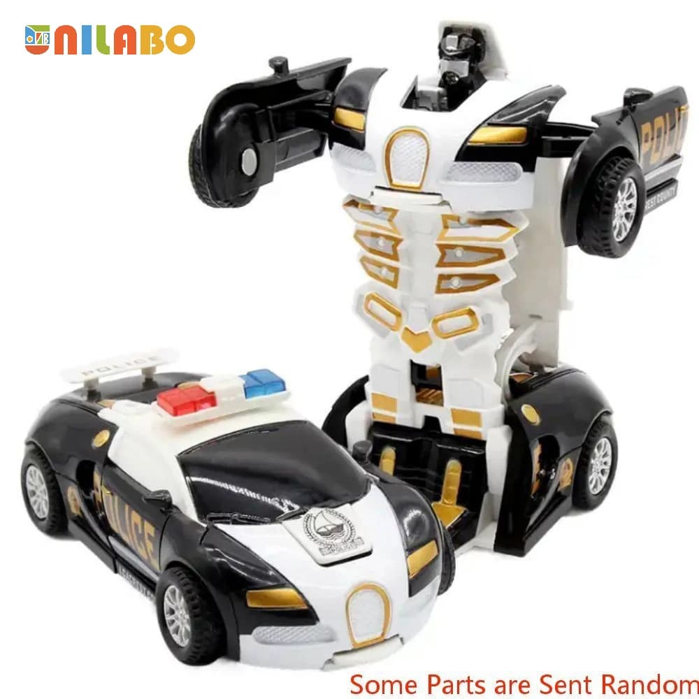 Transformable Robot Sports Car Toy Educational Kids Gift No Batteries Required — image 7