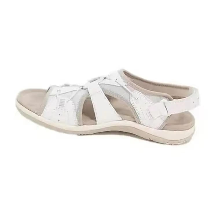 Women's Summer Sandals Casual Breathable Flat Beach Shoes Large Size Round Toe — image 2