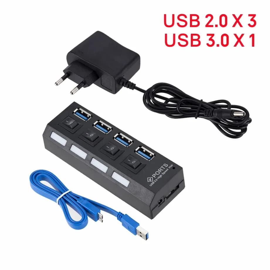 4 Port USB 3.0 Hub 5Gbps Super Speed Portable Mini Splitter — image 8
