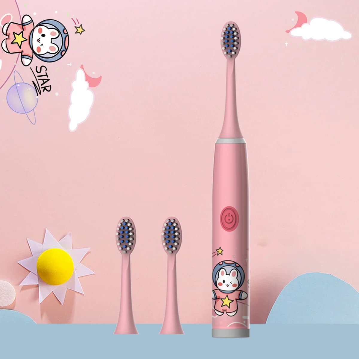 Children's Electric Toothbrush Cartoon Space Series Soft Hair New Color Cleaning — image 16