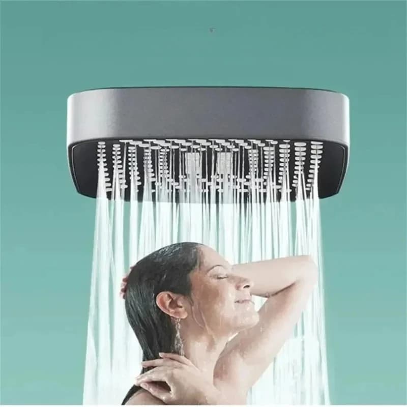 Adjustable 3-Mode High Pressure Shower Head Large Flow Water Saving Rainfall New — image 3