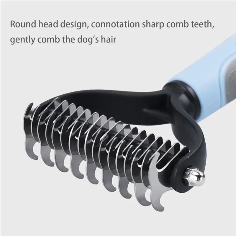 Dematting Tool 2pcs Pet Dog Grooming Brush Comb Cat Hair Remover New Pro Tools U — image 4
