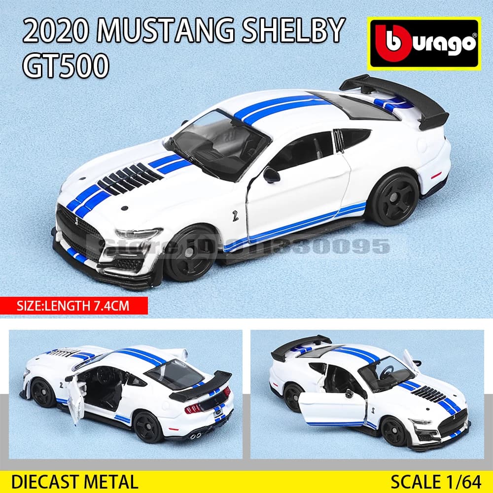 1:64 Die-Cast Car Model Collection Toy Bburago Golf 2017 2020 Gift for Boys Kids — image 19