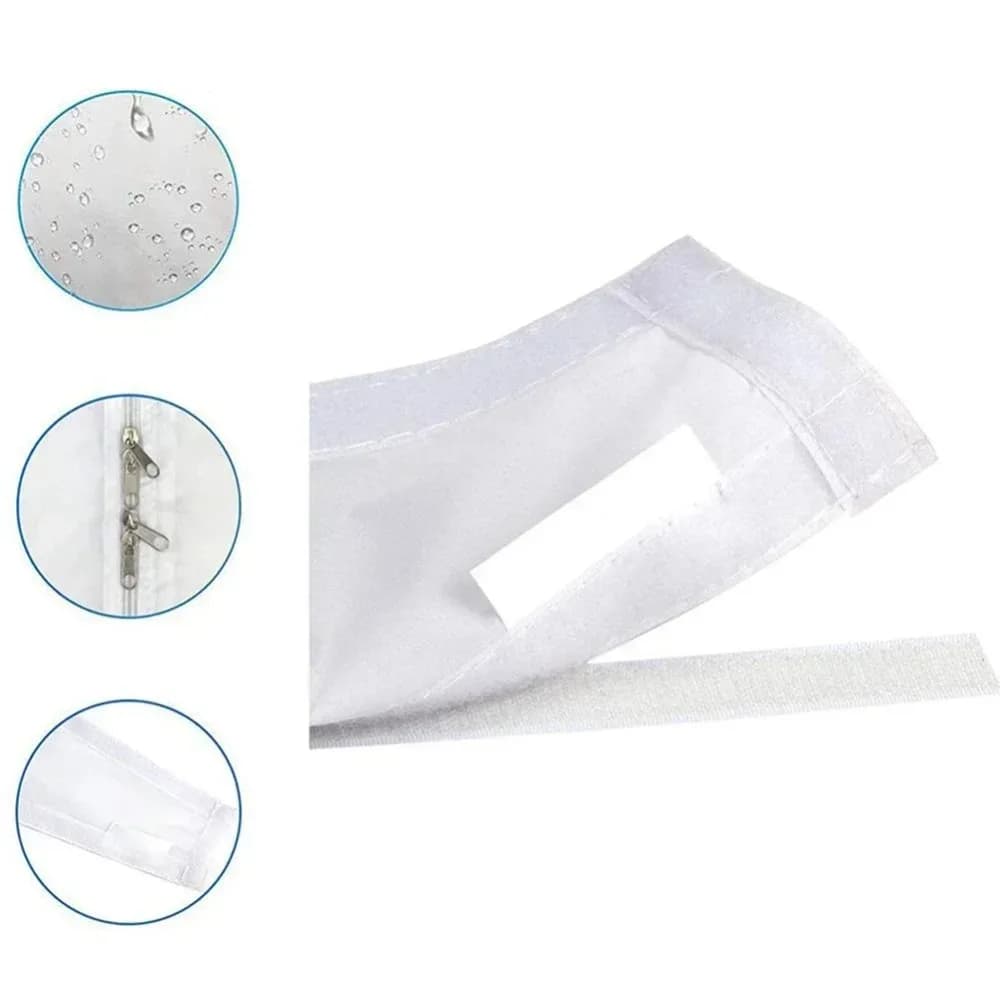 Waterproof Skylight Portable AC Seal Fabric Universal Vent Sealing Cloth for Air Conditioner — image 3