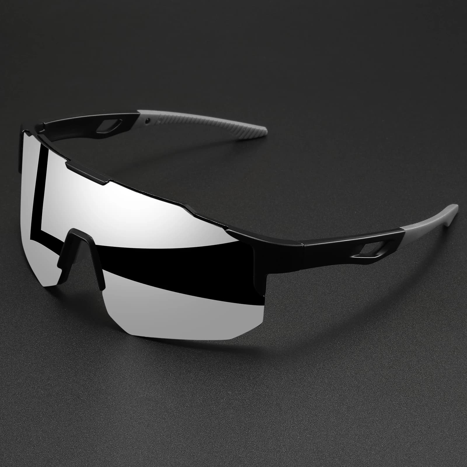 Sports Sunglasses Oversized Wraparound UV400 Cycling Hiking Outdoor New Colorful — image 10